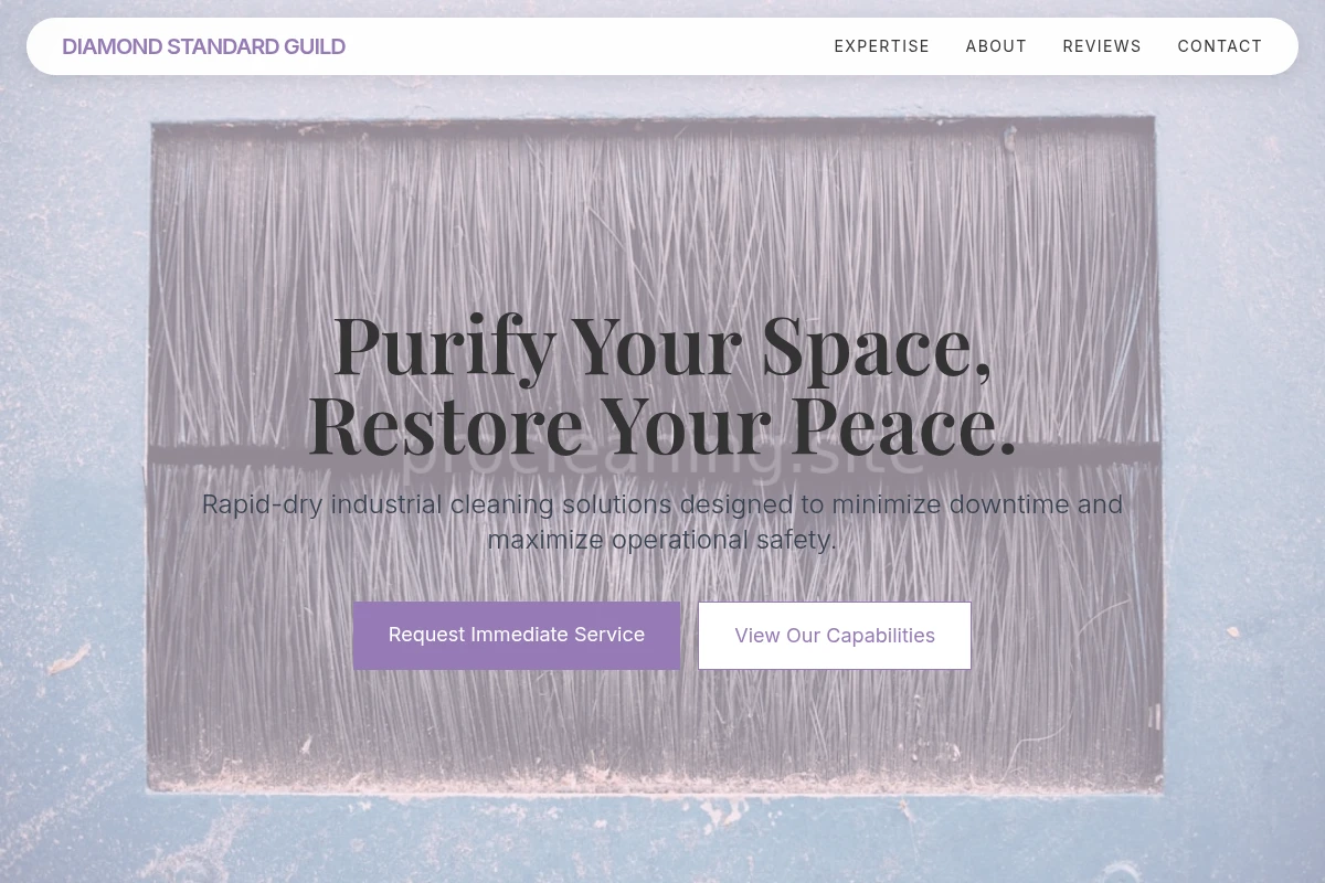 Quick-Dry Industrial Cleaning
