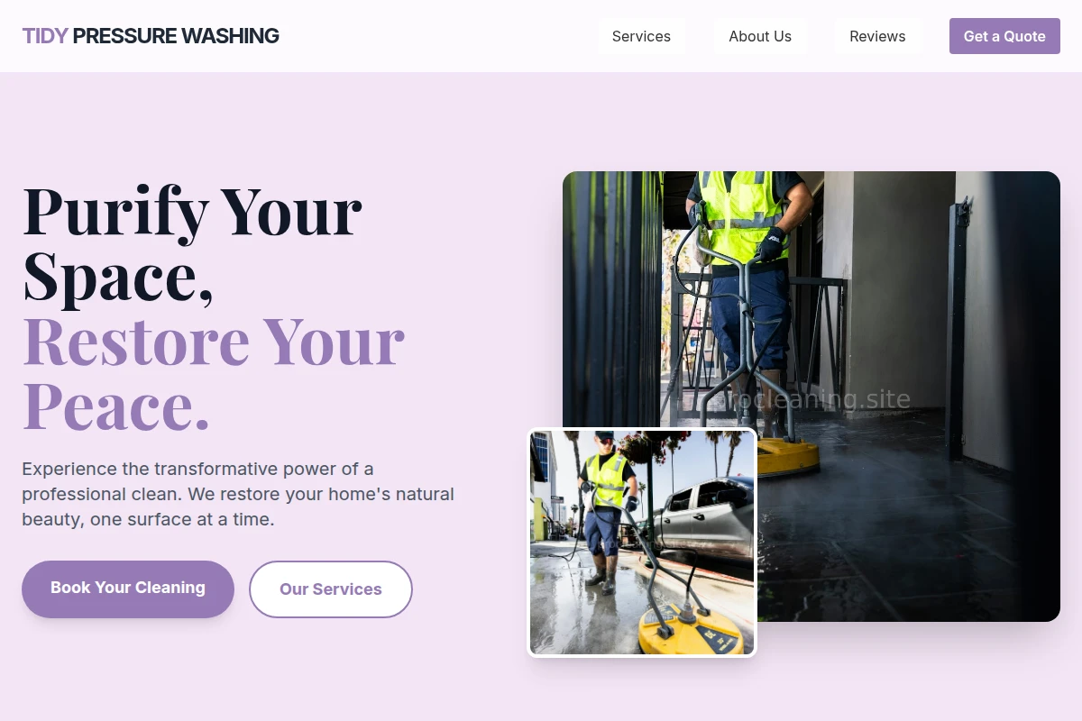 Tidy Pressure Washing