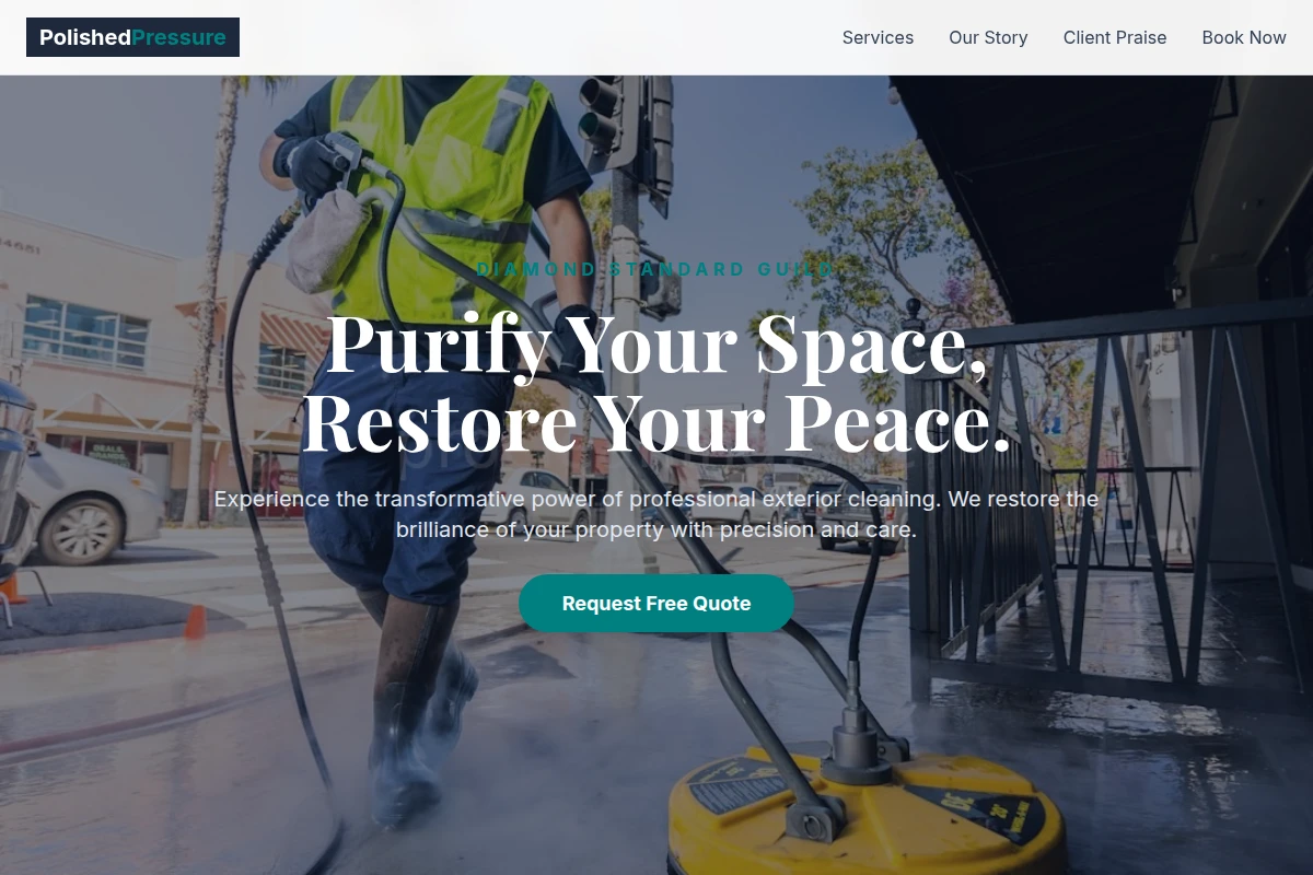 Polished Pressure Washing